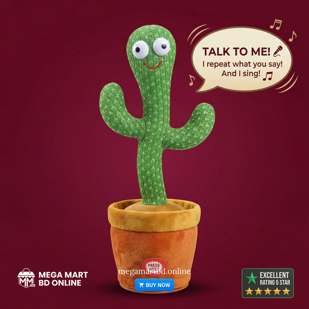 Kids Dancing Talking Cactus Toys