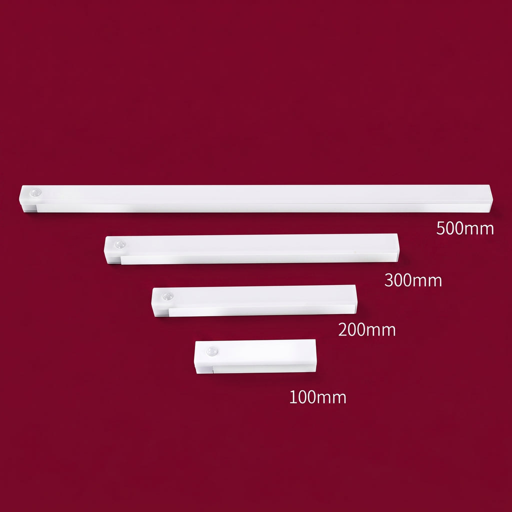 LED Cabinet Light USB Type-C Rechargeable Motion Sensor Led Lamp 300MM